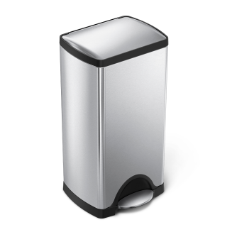 Simplehuman rectangular 30l steel FPP basket - 3