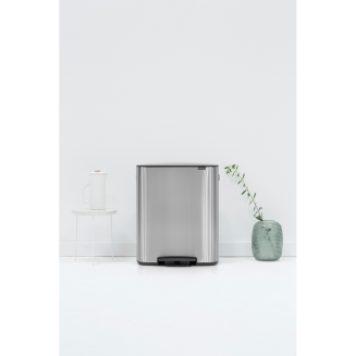  Brabantia Bo waste bin 60l, matt steel FPP - 5