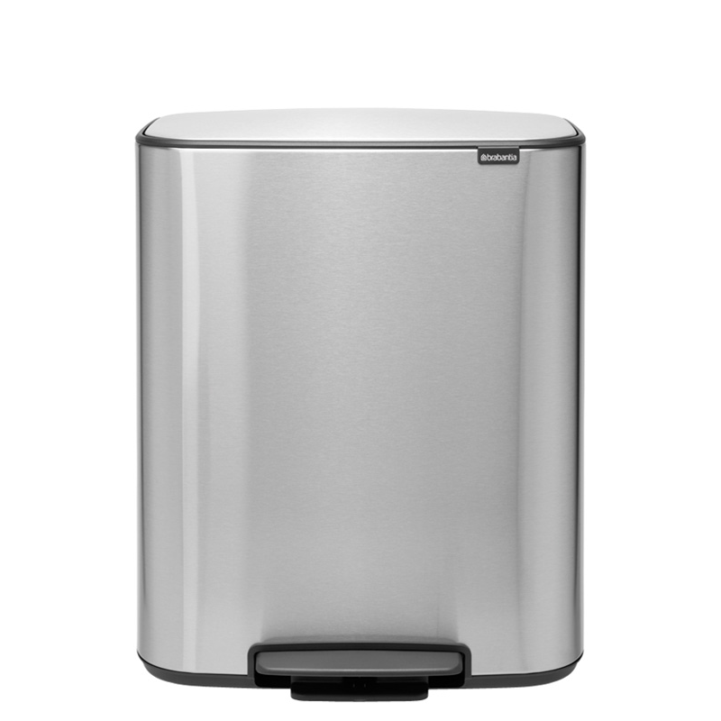  Brabantia Bo waste bin 60l, matt steel FPP
