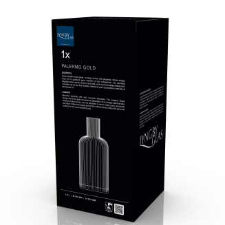 Lyngby Glass Palermo Gold water carafe - 2