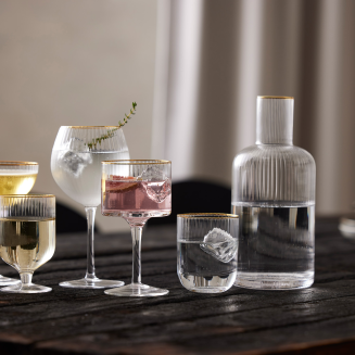 Lyngby Glass Palermo Gold water carafe - 10