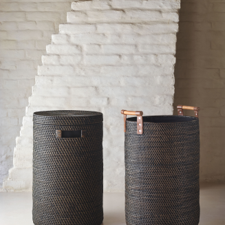 Kosz na pranie z pokrywą Aquanova Cino Pecan 64 l - 4