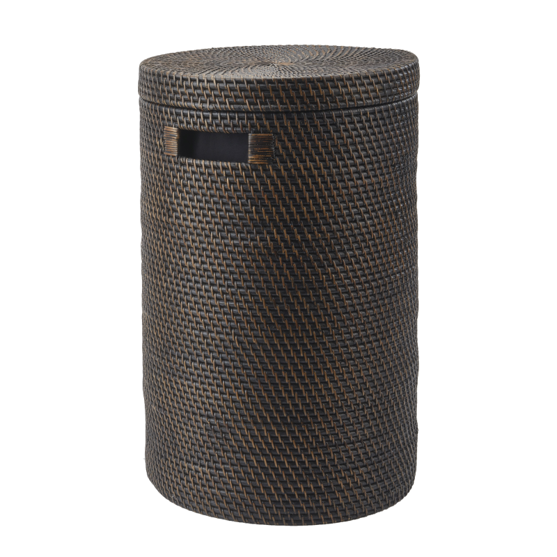 Kosz na pranie z pokrywą Aquanova Cino Pecan 64 l