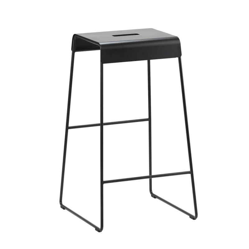 Hoker stalowy Zone Denmark A-Stool Black 65 cm