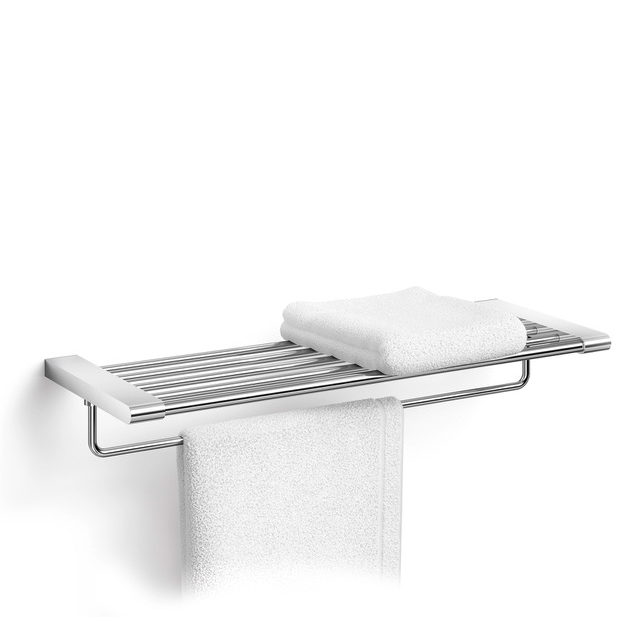 Zack Atore bathroom shelf, glossy, 64 cm