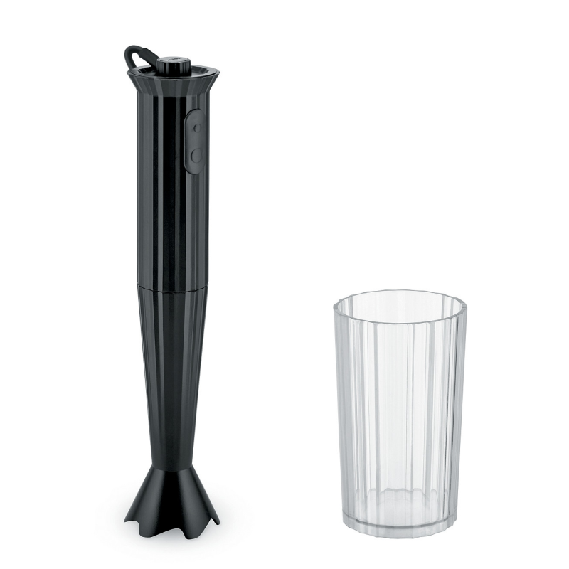 Alessi Plisse hand blender, black