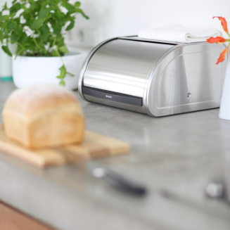  Brabantia Roll Top Matt Steel breadbox - 5