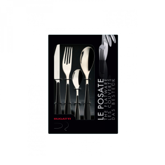  Casa Bugatti Gioia cutlery set black 24 pcs - 2