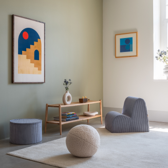  Wigiwama Pouffe Blueberry Blue Children's Pouffe - 4