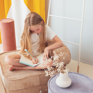  Wigiwama Pouffe Blueberry Blue Children's Pouffe - 2