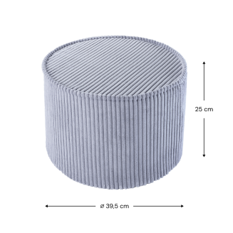  Wigiwama Pouffe Blueberry Blue Children's Pouffe - 6