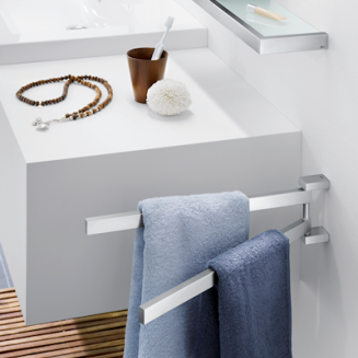 Zack Linea movable towel rack, matt, 45 cm - 2