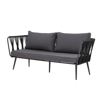  Bloomingville Pavone Black garden sofa - 3