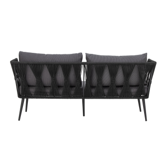  Bloomingville Pavone Black garden sofa - 5