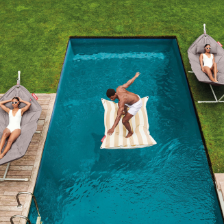 Fatboy Floatzac Rock Gray floating pouffe 180x134 cm - 10