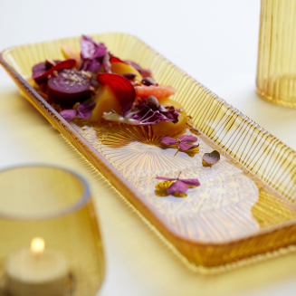 Talerz do serwowania Bitz Kusintha Amber 38x14 cm - 4