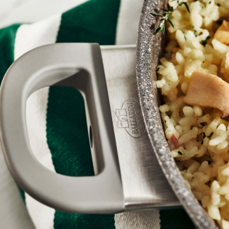  Deep granite frying pan with 2 handles and lid Ballarini Murano - 28 cm - 3