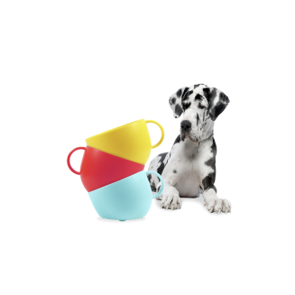 Miska dla psa United Pets Cup 2500 ml czerwona - 5