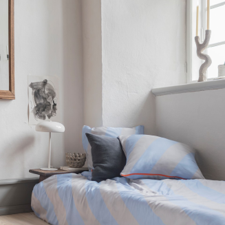 Pościel Mette Ditmer DIAGONAL Light Blue & Sand 200×220 cm - 3