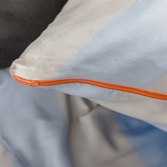 Pościel Mette Ditmer DIAGONAL Light Blue & Sand 200×220 cm - 2