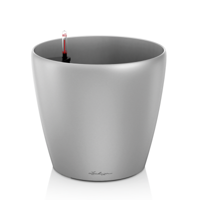  Lechuza Classico Premium 60 flowerpot | 70 silver metallic