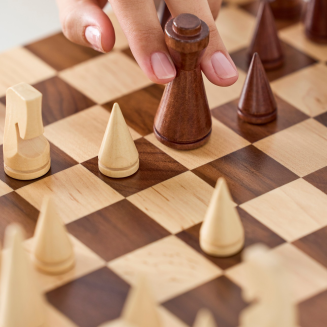 Szachy drewniane - The Minimalist | PRINTWORKS - 9