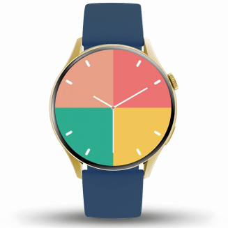 Smartwatch Gravity Złoty Pasek + Bransoleta GT11-4 - 7