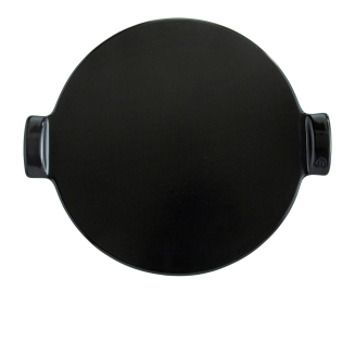  Emile Henry smooth pizza baking stone, black - 2
