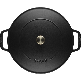  Deep stewing pan with lid Staub - 24 cm, Black - 5