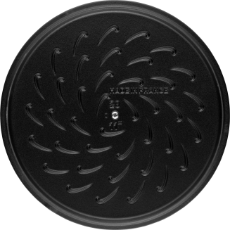  Deep stewing pan with lid Staub - 24 cm, Black - 6