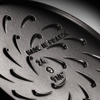  Deep stewing pan with lid Staub - 24 cm, Black - 9