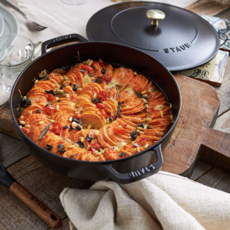  Deep stewing pan with lid Staub - 24 cm, Black - 8