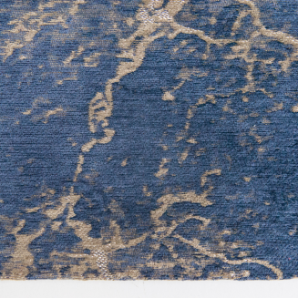  Louis de Poortere Mad Men Cracks abyss blue carpet - 4