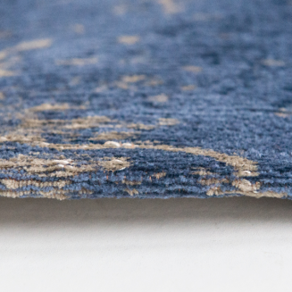  Louis de Poortere Mad Men Cracks abyss blue carpet - 6