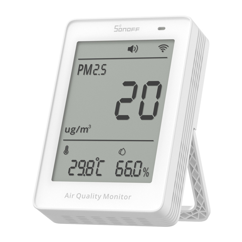 Miernik jakości powietrza WiFi LCD Sonoff AirGuard PM2.5 SAWF-07P