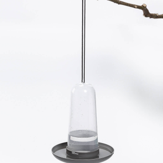 PLASTIA ROBIN Karmnik i poidełko dla ptaków 3 w 1 szary - 3