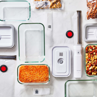  Set of 3 Zwilling Fresh & Save rectangular glass containers - 10