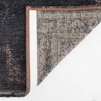 Louis de Poortere Fading World Medallion mineral black carpet - 7