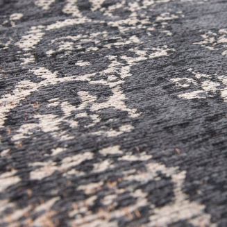 Louis de Poortere Fading World Medallion mineral black carpet - 4