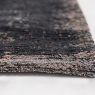 Louis de Poortere Fading World Medallion mineral black carpet - 6