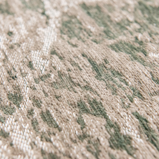  Louis de Poortere Mad Men Cracks dark pine round carpet - 4