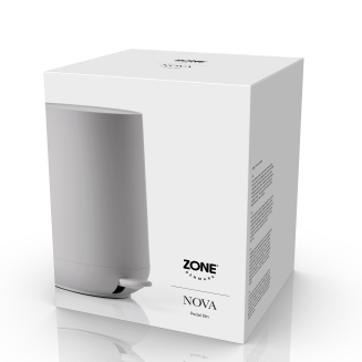  Zone Denmark Nova Soft Grey 5l Bathroom Basket - 3