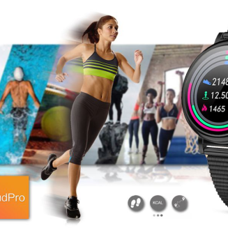 Zegarek Damski RUBICON SMARTWATCH RNBE64-3 BLACK - 9