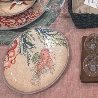  Rose&Tulipani | Set of 2 Sea Life melamine salad plates - 21 cm - 3