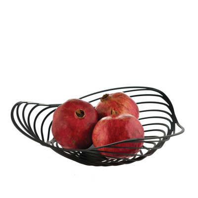 Alessi Trinity fruit platter, black, 33 cm