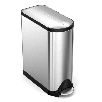  Simplehuman two-chamber butterfly basket with pedal, 40l