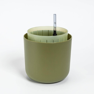 PLASTIA TOLITA AIR Donica samonawadniająca okrągła 16 cm beżowy - 10