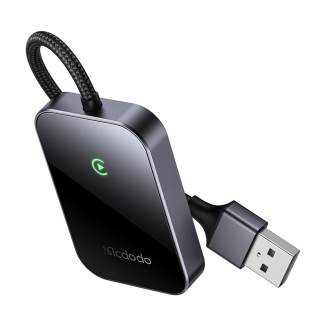 Bezprzewodowy adapter CarPlay z kablem USB McDodo CA-7210 czarny - 2