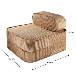  Wigiwama Flip Chair Toffee - 3