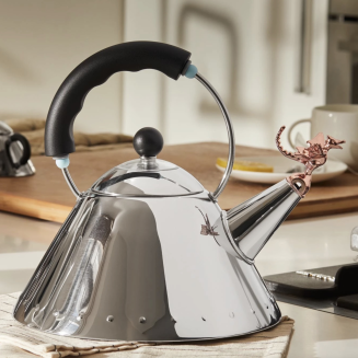 Alessi 9093 Rex kettle with whistle, black - 3